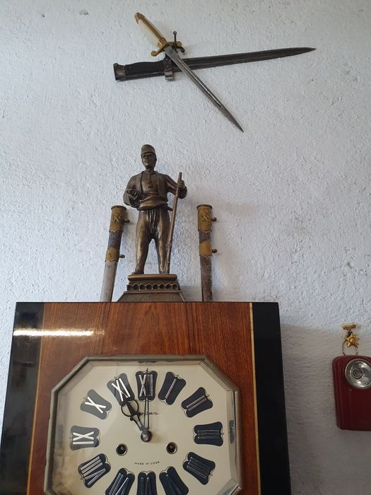 Сребърен джобен часовник стар часовник