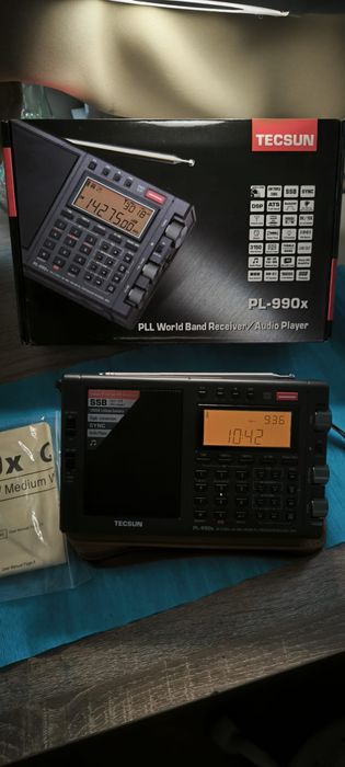 Radio world band Tecsun pl990x ,AM,FM,LW , SW, SSB recepție radioamatori
