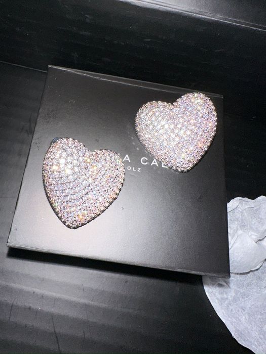 Дамски обеци Martha Calvo Pave Amor Crystal