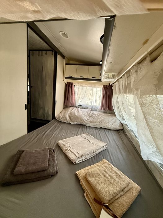 Каравана Escape под наем за Сезон 2026 къмпинг Созопол Еко