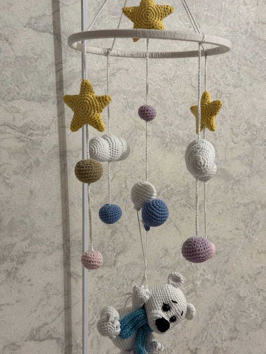 Мобиль ручной работы, игрушка для новорожденных