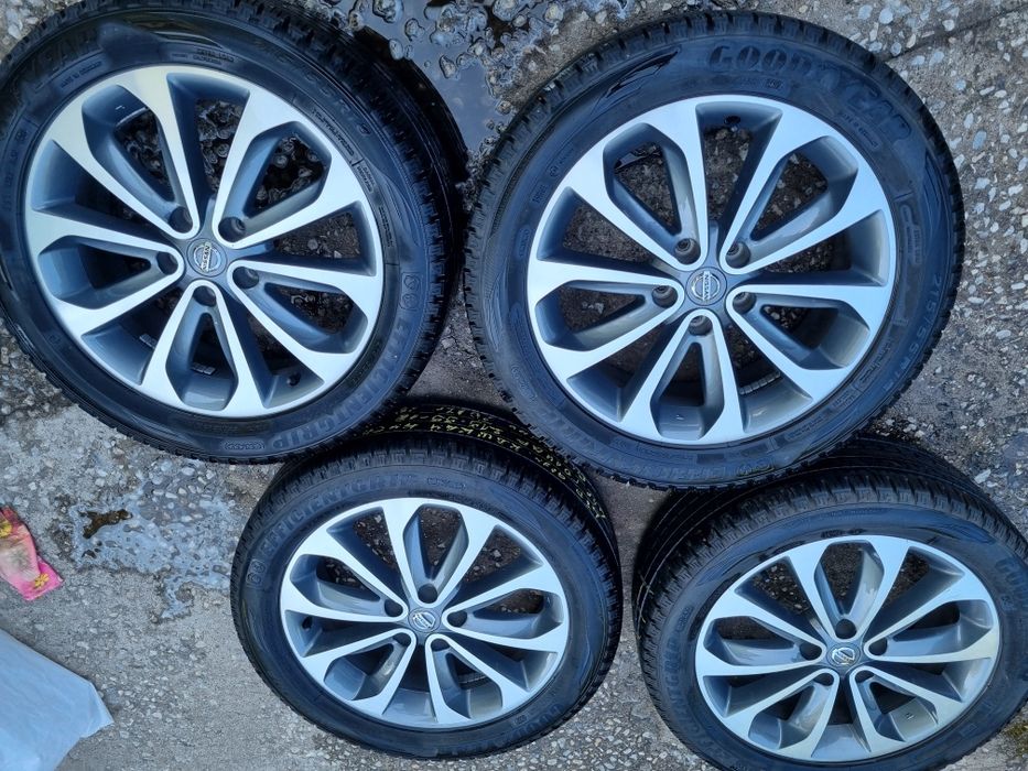 4бр алуминиеви джанти за Нисан Кашкай, Хтрел, Джук / 6.5 ж Х 18/ ет 40