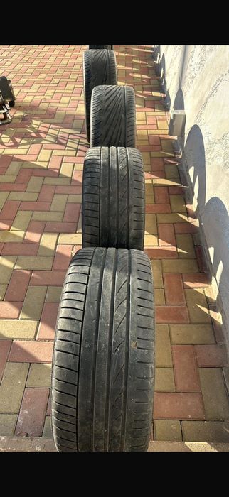 Vând/schimb genți cu cauciucuri de BMW e60 245/45/18