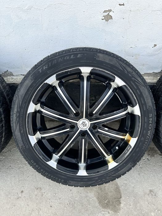 Диски с шинами на авто