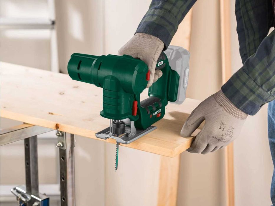 Нов Акумулаторен Зеге Саблен трион 2в1 Parkside 20V прободен трион