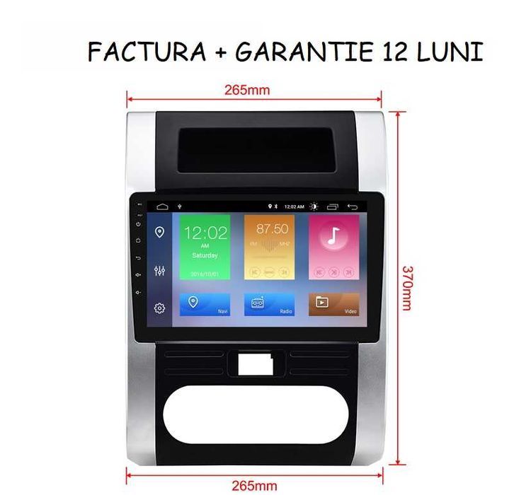 Navigatie Android 14 Nissan X- Trail T 31 2007 1/8 Gb  CarPlay +CAMERA