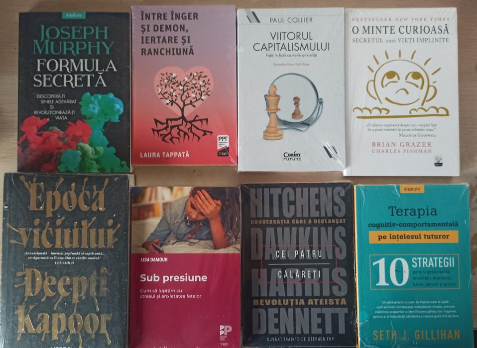 Carti dezvoltare personala, psihologie, sanatate, economie