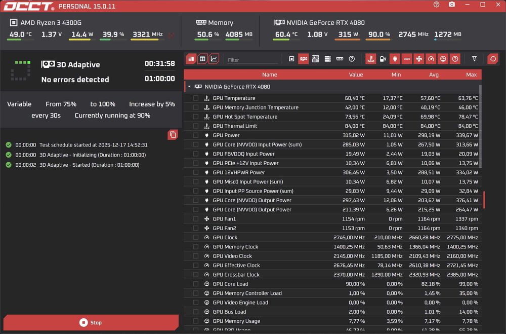 Видео карта Palit Gamerock RTX 4080, 16GB GDDR6 Nvidia GeForce