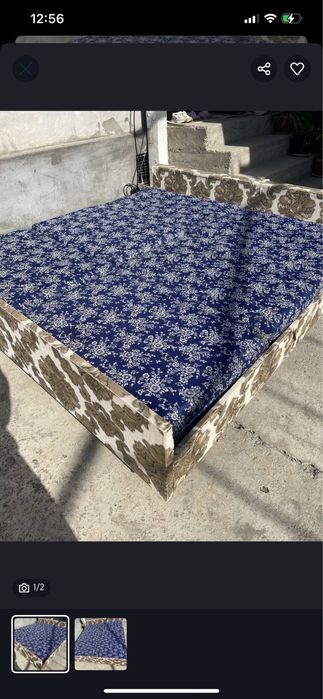 Кравать матрасли 2кишилик жудо кенг