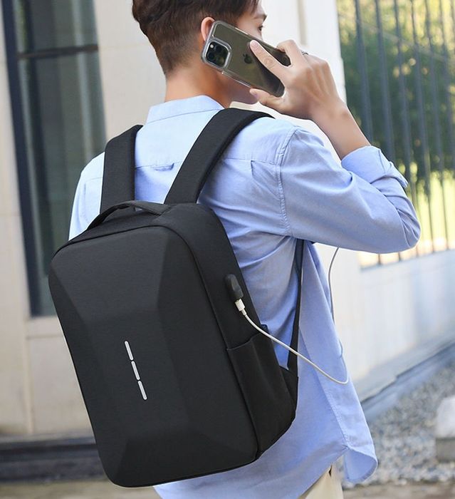 мужской рюкзак для ноутбука с твердым корпусом водонепроницаемый,