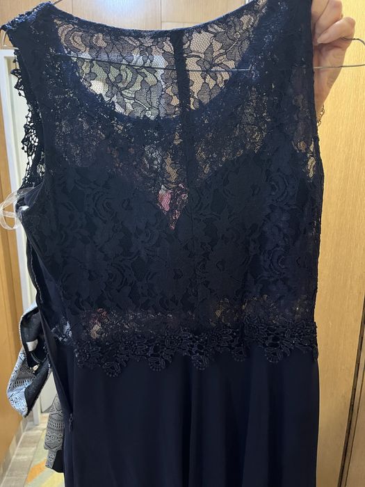 Официална тъмно синя рокля