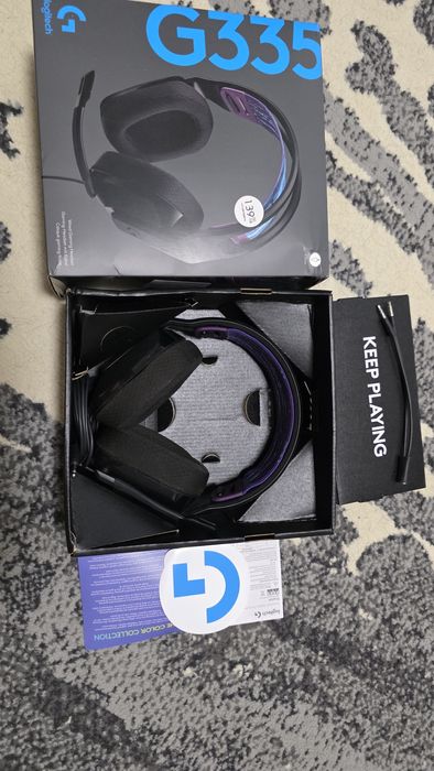 Гейминг комолект Logitech мишка+слушалки