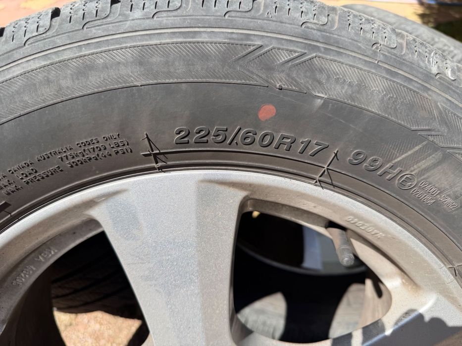 Janta aliaj MSW 19 W Full Silver 7X17 5X114,30 ET45 + cauciucuri de iarna Minerva
