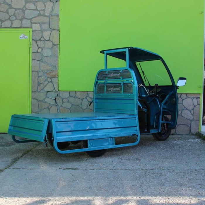 Електрическа Селскостопанска Триколка с Покрив 2000W Maxmotors