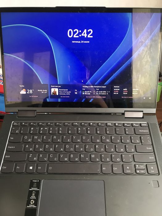 Lenovo Yoga 7 i + айфон 11 фиолетовый есть коробка и чек