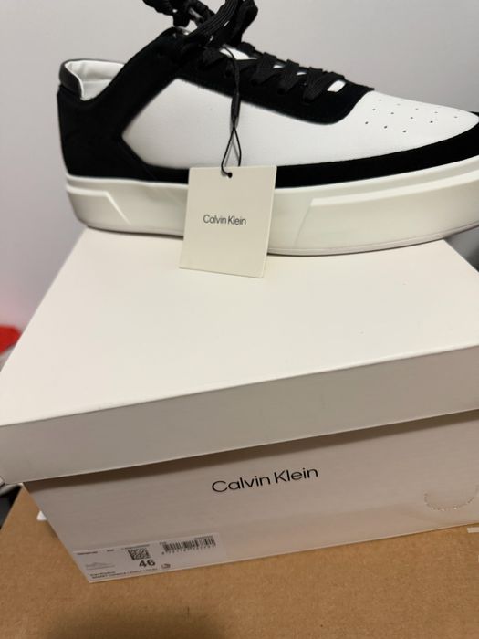 Leather and Suede Signature Trainers