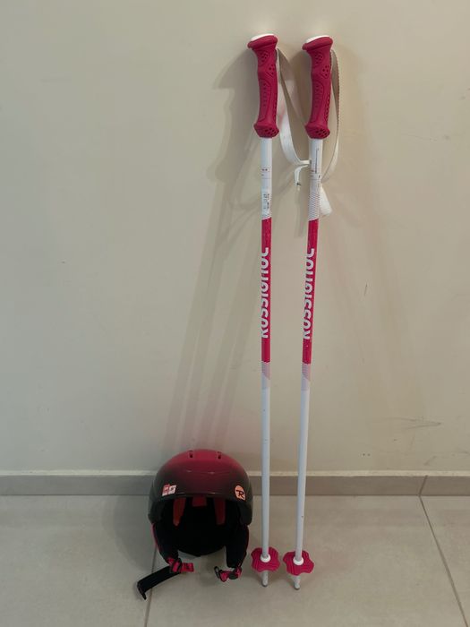 Детски ски с автомати Rossignol ExperiencePro Jr, 116 см, щеки и каска