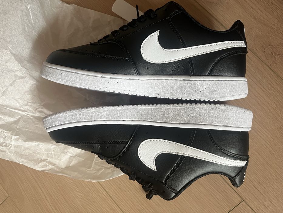 Nike, Спортни кожени обувки, маратонки Nike Court Vision Low