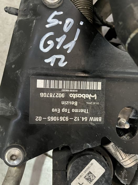 Бензинова печка бмв 7 г11/12 750и ( pechka bmw g11/12 750i 449 )