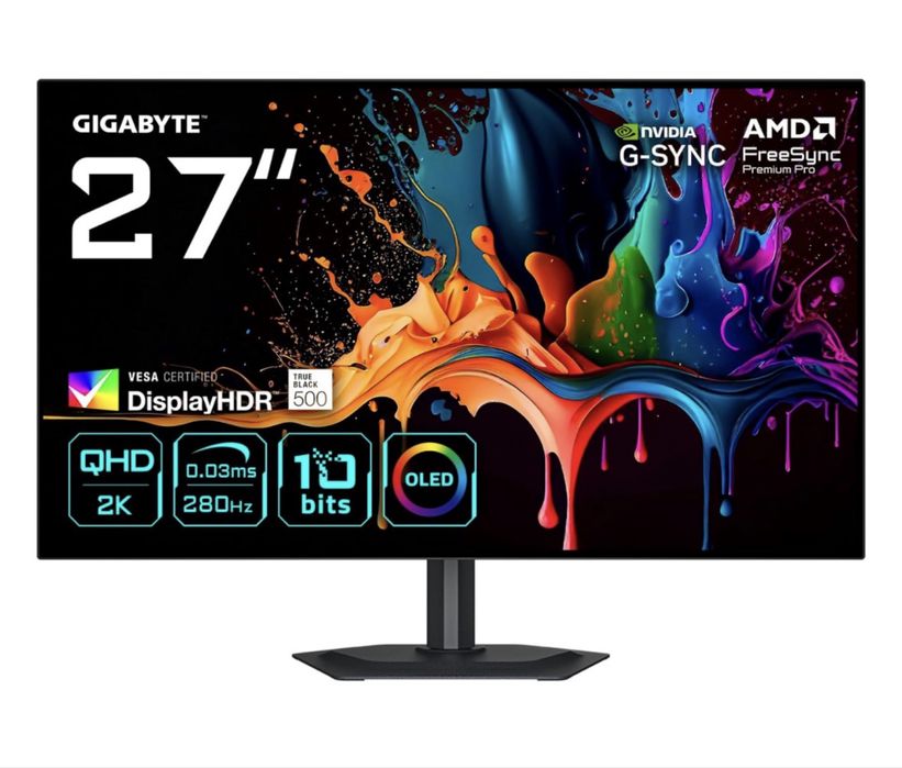 Продам OLED монитор GIGABYTE MO27Q28G 27" 280 Гц