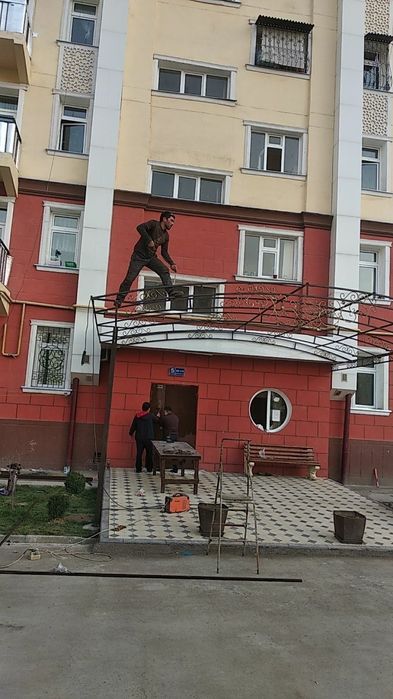 Навес  решетки перила