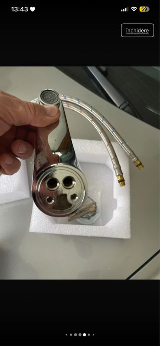 Robinet monocomanda pentru lavoar model Mallorca,disponimil 2x bucati ,la a doaua bucata nu am scurgerea