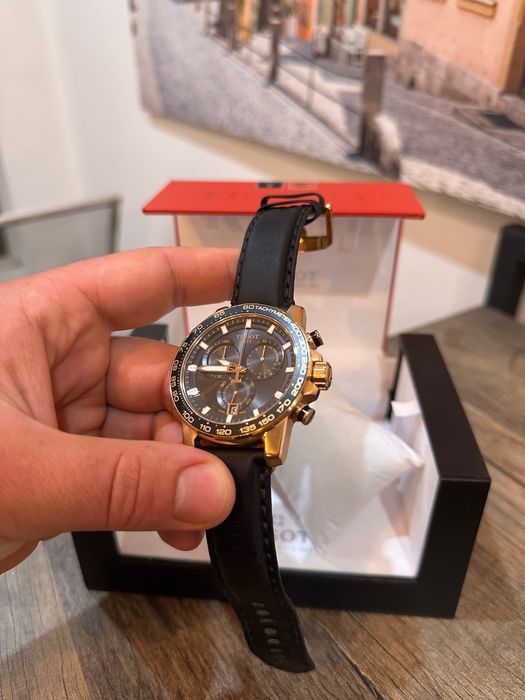 Tissot Supersport Chrono gold