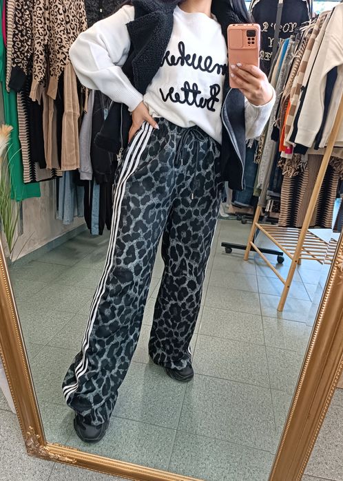 НОВ панталон с тигров принт