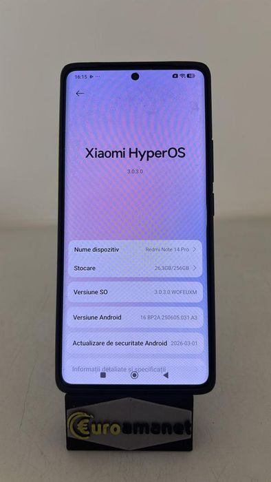 Telefon mobil Xiaomi Redmi Note 14 Pro, 8GB RAM, 256GB -A-