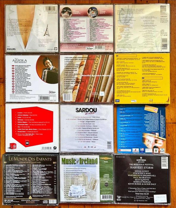 Lot CD muzica traditionala Spania, Franta, Irlanda, Africa,America Sud