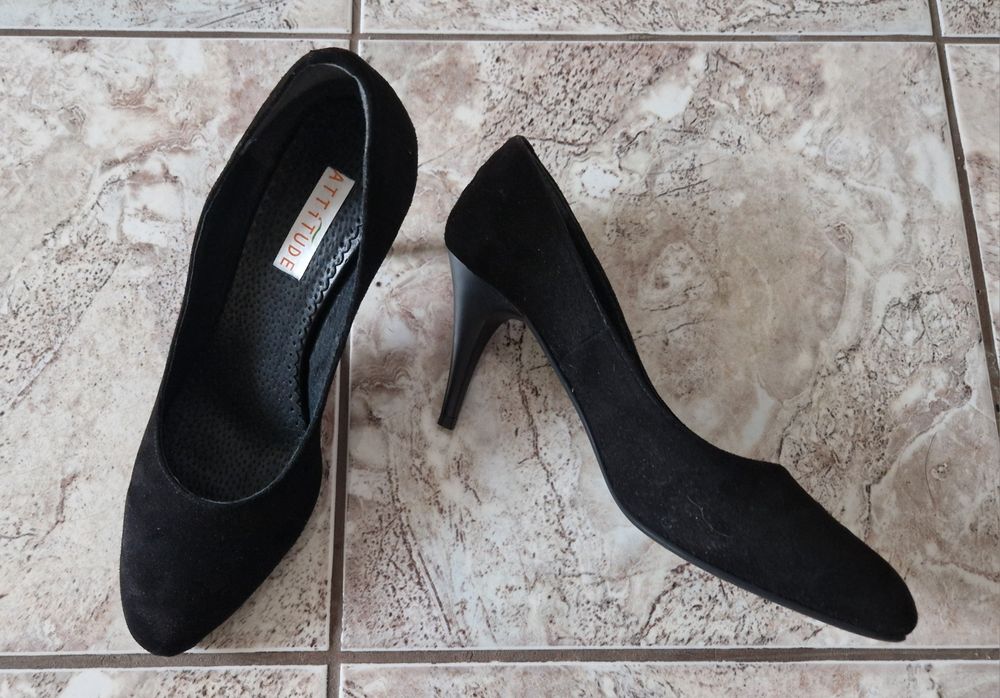 Pantofi dama din piele naturala intoarsa