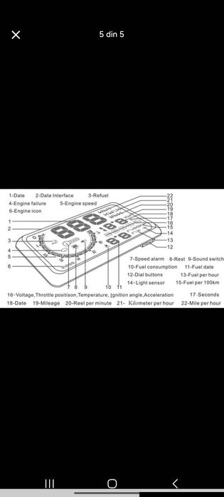 Hud head display auto