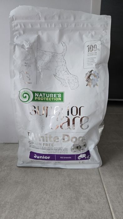 Корм для щенков белого окраса