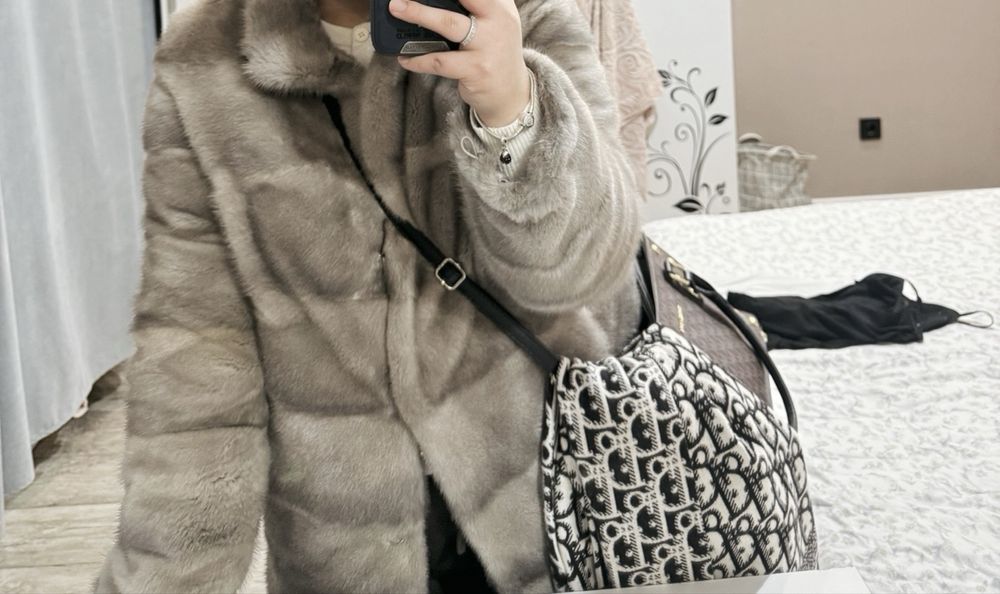 Норковая шуба трансформер.