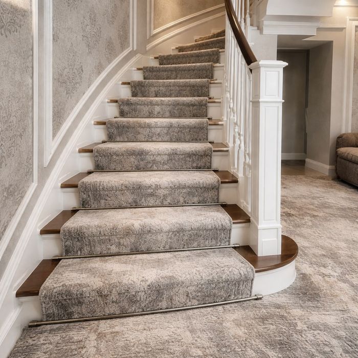 Профессиональная укладка ковролина и дорожек на лестницы в Ташкенте