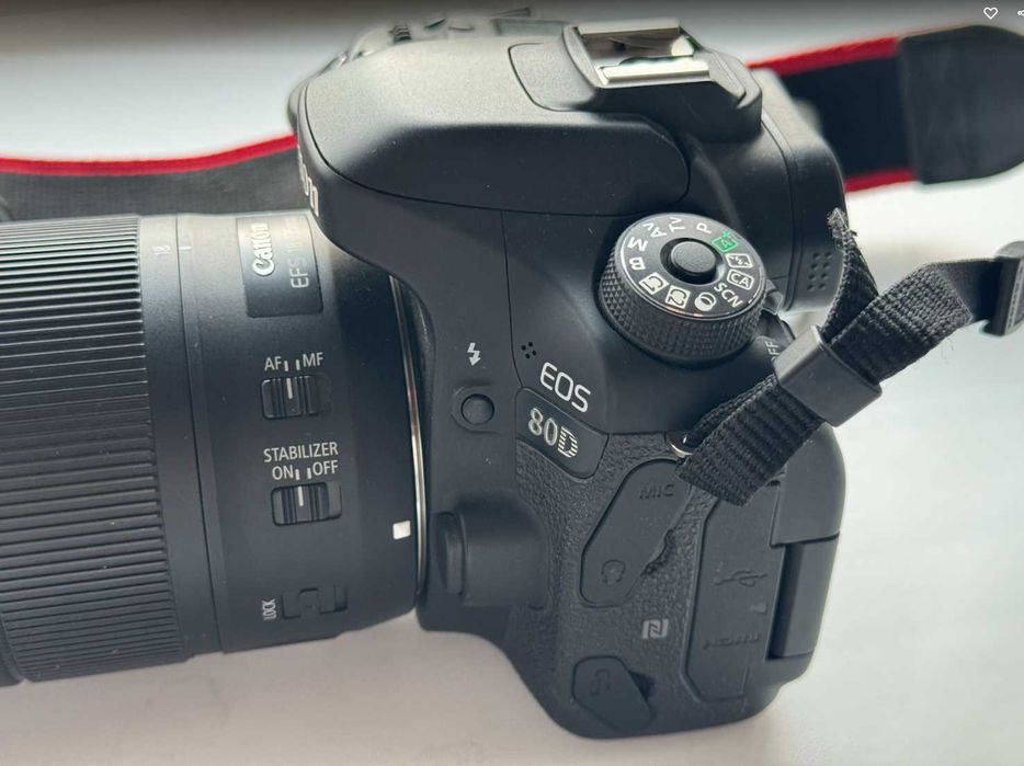 Canon EOS 80D (18-135, 50mm, 24mm) + Rode + Lowepro. КОМПЛЕКТ