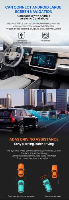 Даш камера с Андроид свързаност SE-172 Dash Board Camera U1 Pro