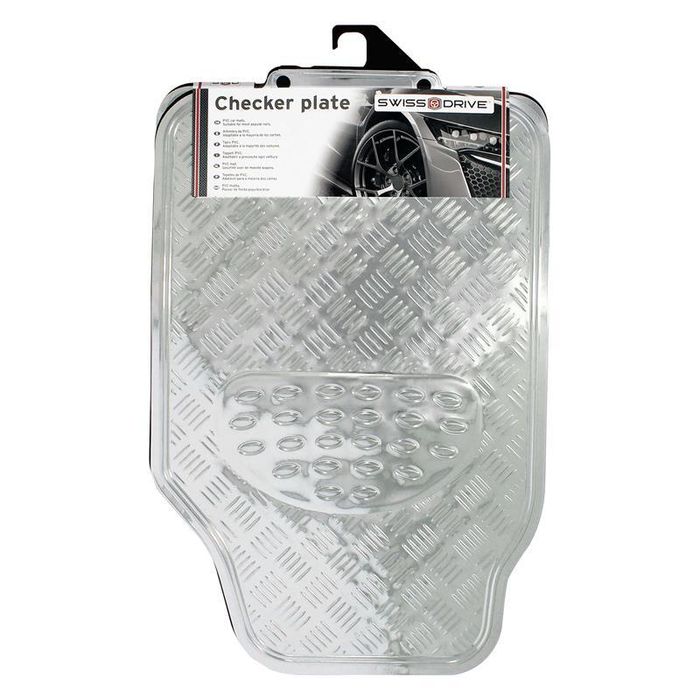 стелки за кола pvc alu look сиви 4броя sumex apa 1000