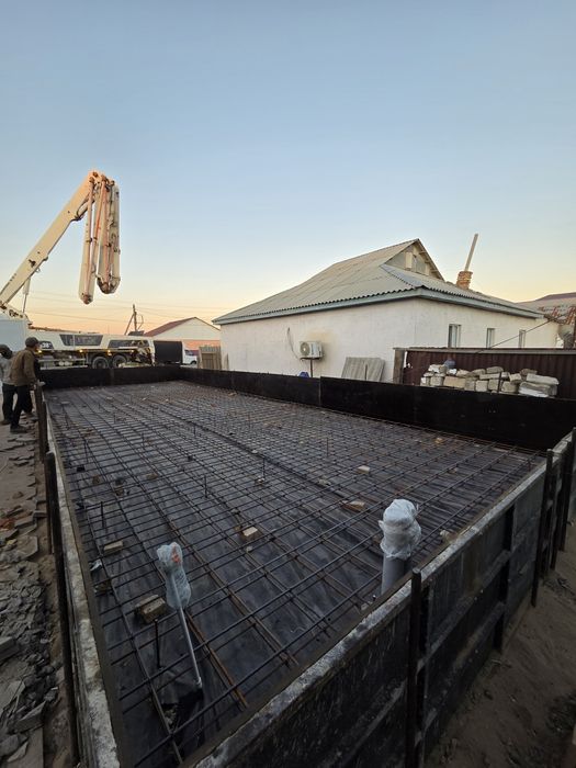 Заливка фундамента атырау