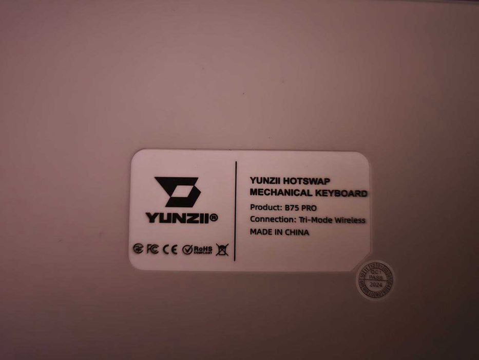 Tastatura Mecanica Custom YUNZII B75 PRO 75% Wireless Grey - HotSwap
