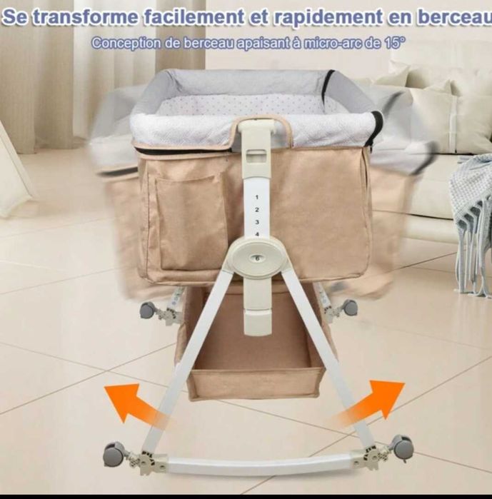 Бебешка кошара, регулируема в 4 позиции