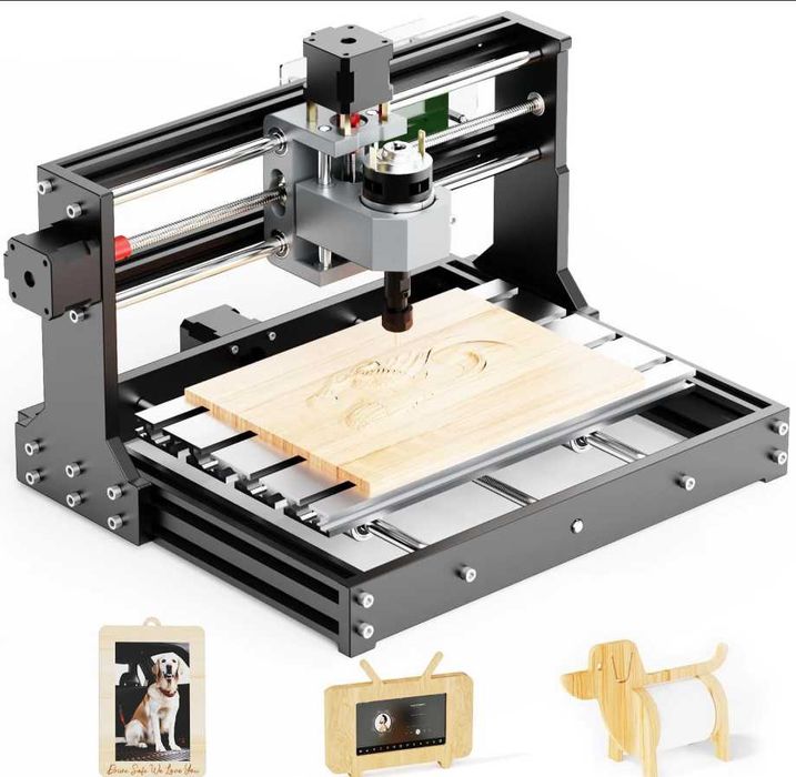 CNC 3018 kit complet, include freze pentru gravat, gata de lucru - Nou
