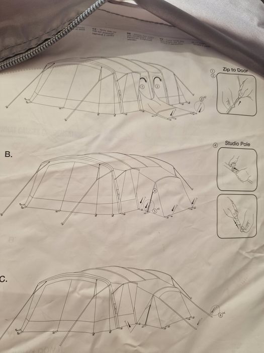 Vango голяма палатка + протектор за земя