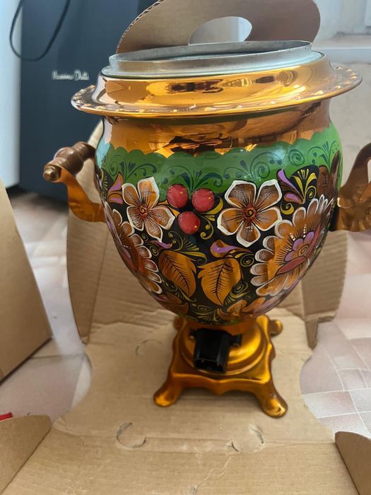 Самовар расписной электрический