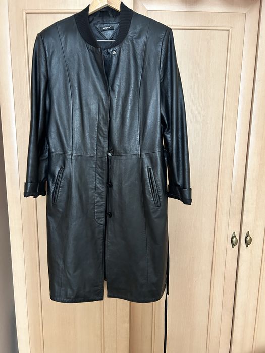 Плащ натур кожа мягкая