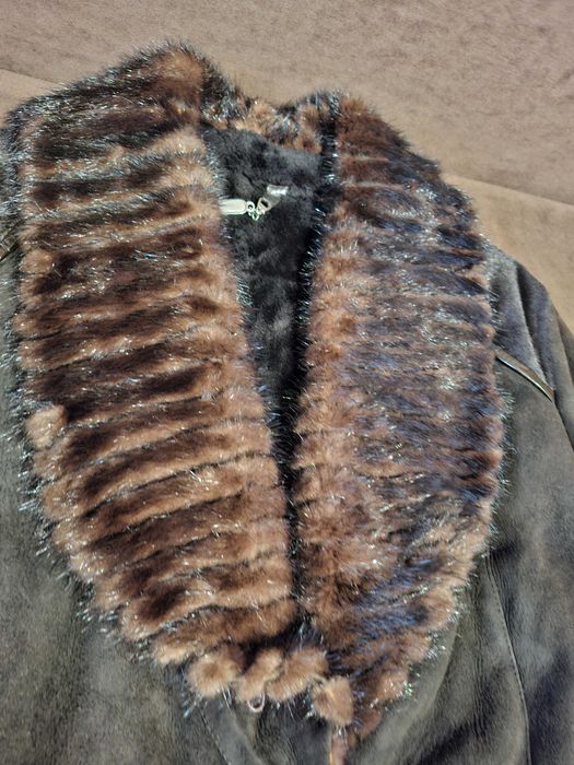 модная женская дубленка