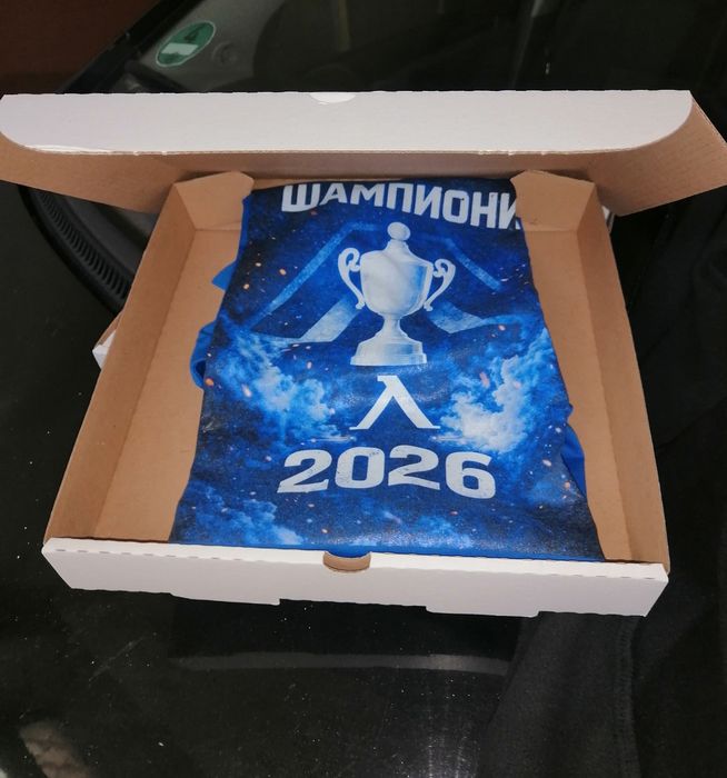 Дамски фен тениски Левски София ШАМПИОН 2026!