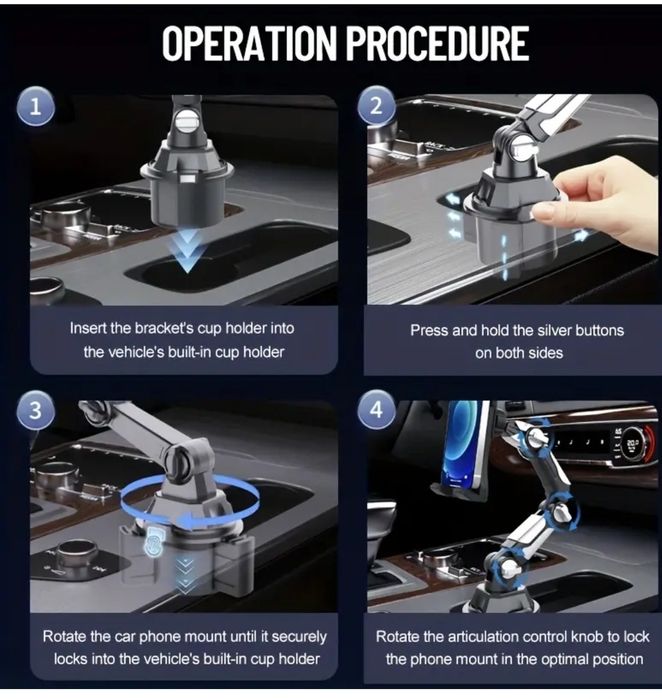 Suport auto pentru Telefon si Tabletă