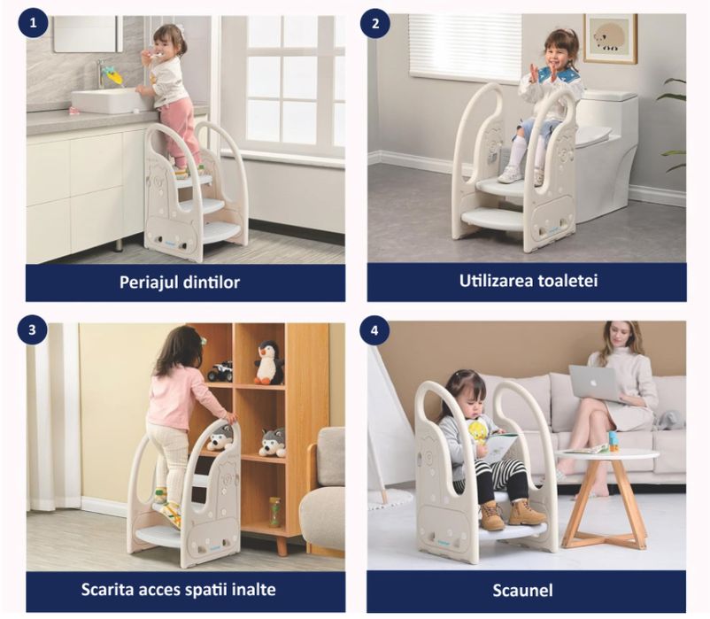 Scaunel Inaltator Copii cu Manere