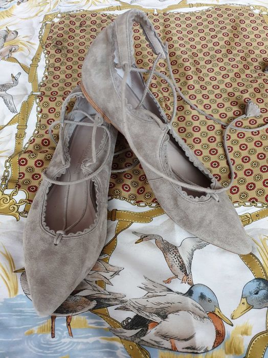 Balerini piele naturala Kennel & Schmenger Musette Massimo Dutti Zara